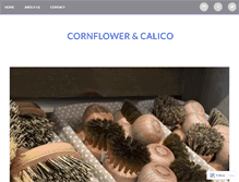 Tablet Screenshot of cornflowerandcalico.co.uk